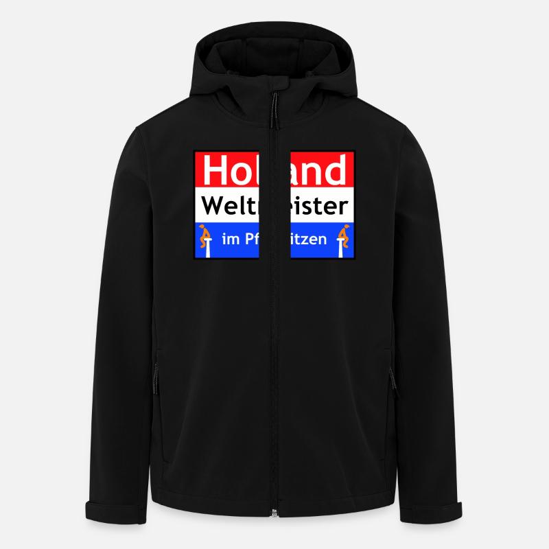 Holland - Men’s Recycled Softshell Jacket by Stanley/Stella - black