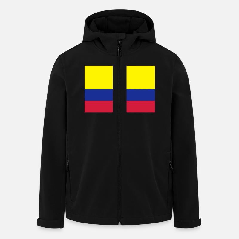 drapeau_colombie - Men’s Recycled Softshell Jacket by Stanley/Stella - black
