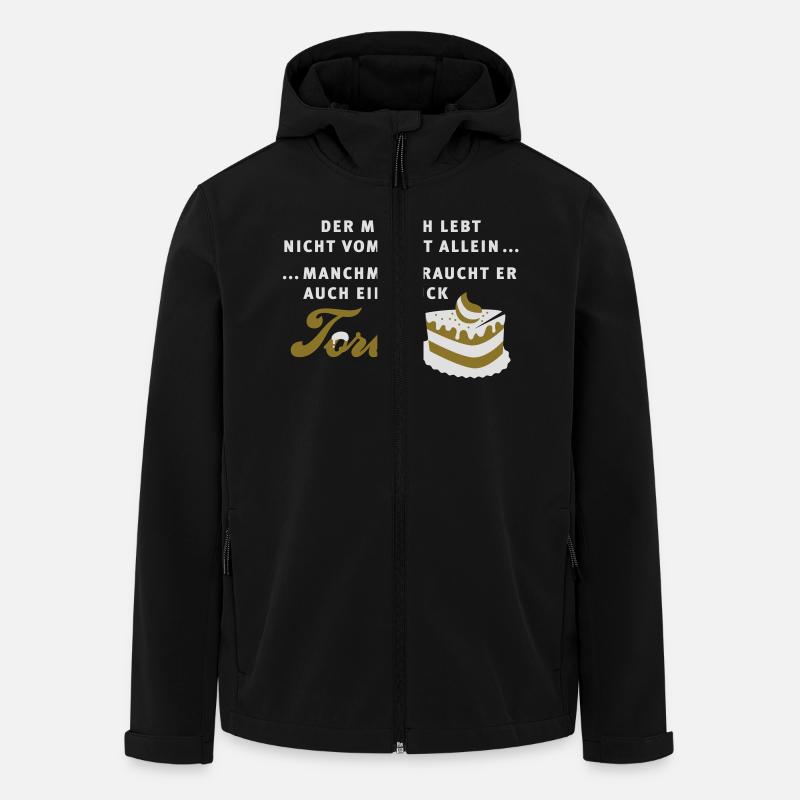 Torte - Kuchen - Muffin - Recycelte Männer Softshell-Jacke von Stanley/Stella - Schwarz
