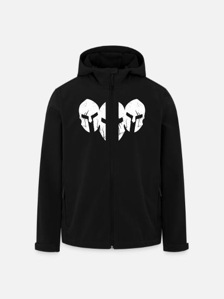 spartans neu - Recycelte Männer Softshell-Jacke von Stanley/Stella - Schwarz