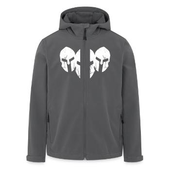 spartans neu - Recycelte Männer Softshell-Jacke von Stanley/Stella - Anthrazit - Vorne - AI Model Male 185 light (185cm)