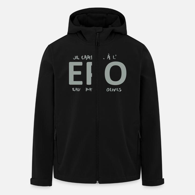 EPO - Recycelte Männer Softshell-Jacke von Stanley/Stella - Schwarz