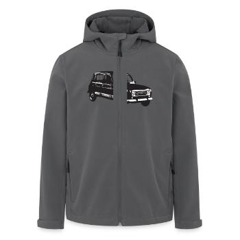 R4 Tee shirts - Veste softshell homme en polyester recyclé Stanley/Stella - noir - Devant - AI Model Male 185 light (185cm)