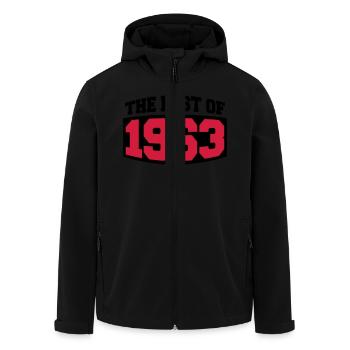 The Best Of 1963 - Veste softshell homme en polyester recyclé Stanley/Stella - noir - Devant - AI Model Male 185 light (185cm)