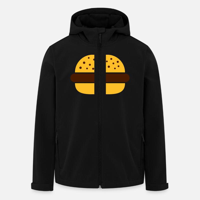 Hamburger - Men’s Recycled Softshell Jacket by Stanley/Stella - black