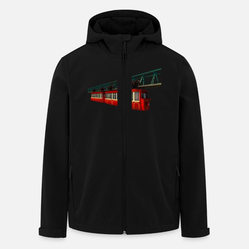 Kaiserwagen - Recycelte Männer Softshell-Jacke von Stanley/Stella - Schwarz