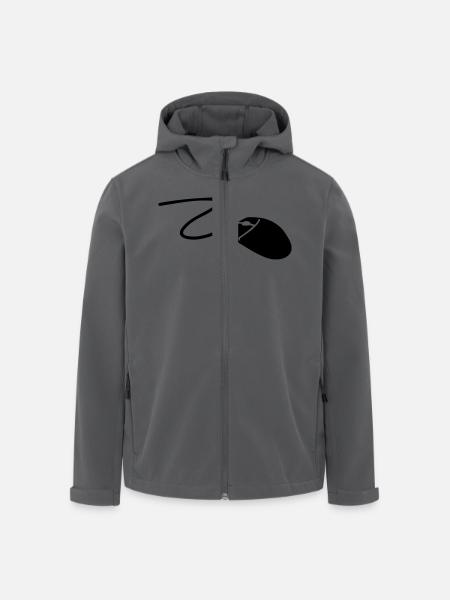 Mouse - Men’s Recycled Softshell Jacket by Stanley/Stella - black