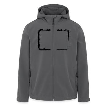 Cadre de course des brosses - Veste softshell homme en polyester recyclé Stanley/Stella - noir - Devant - AI Model Male 185 light (185cm)