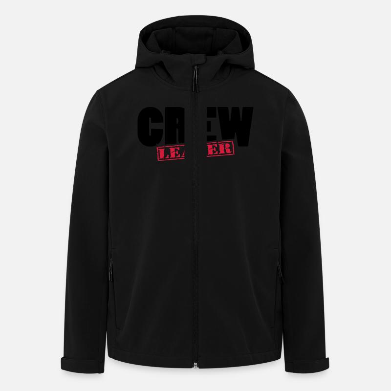 crew_leader - Recycelte Männer Softshell-Jacke von Stanley/Stella - Schwarz
