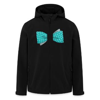 noeudpapillona2 - Veste softshell homme en polyester recyclé Stanley/Stella - noir - Devant - AI Model Male 185 light (185cm)