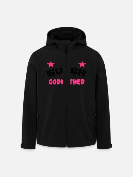 Super godmother - Veste softshell homme en polyester recyclé Stanley/Stella - noir