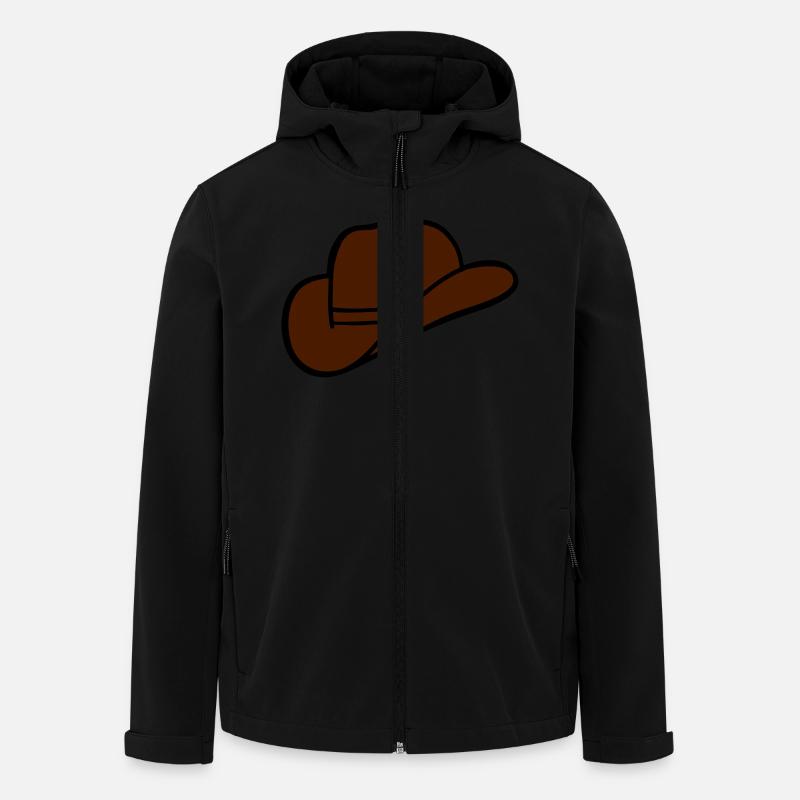 Cowboyhut - Recycelte Männer Softshell-Jacke von Stanley/Stella - Schwarz