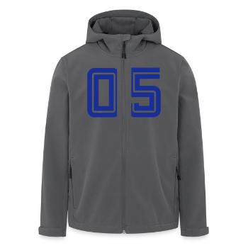 College Numbers, Nummern, Sports Numbers, 05 - Veste softshell homme en polyester recyclé Stanley/Stella - noir - Devant - AI Model Male 185 light (185cm)