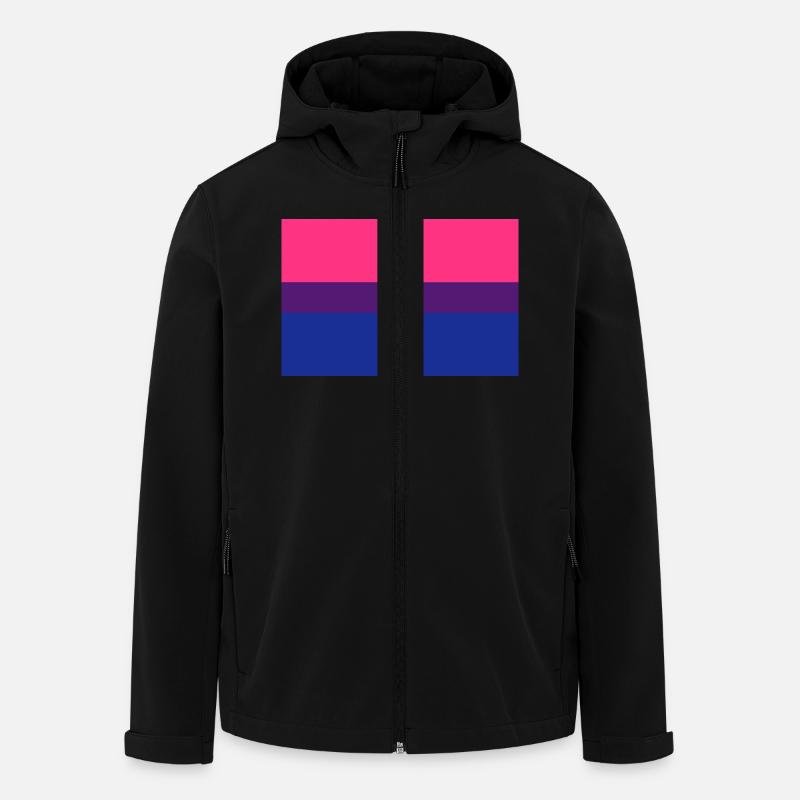 Bisexual - Men’s Recycled Softshell Jacket by Stanley/Stella - black