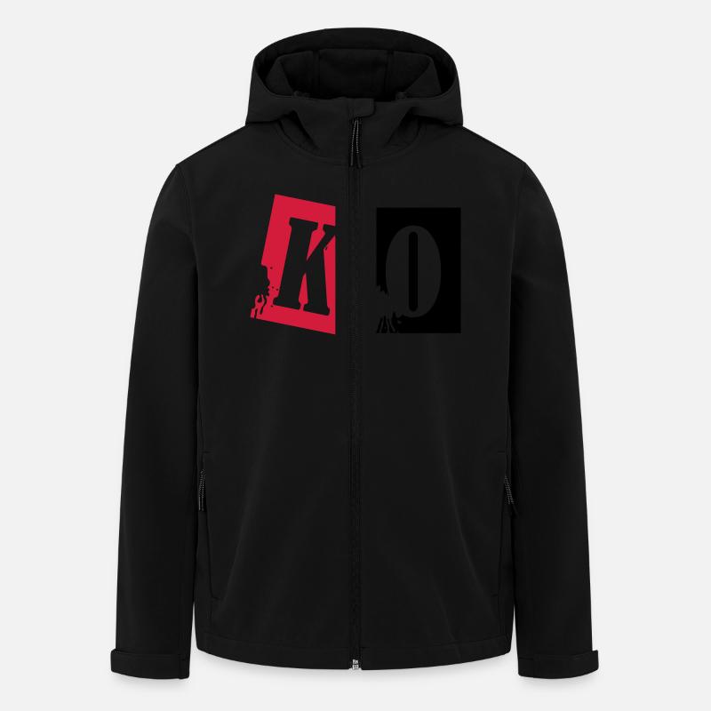 ko_boxing_02 - Veste softshell homme en polyester recyclé Stanley/Stella - noir