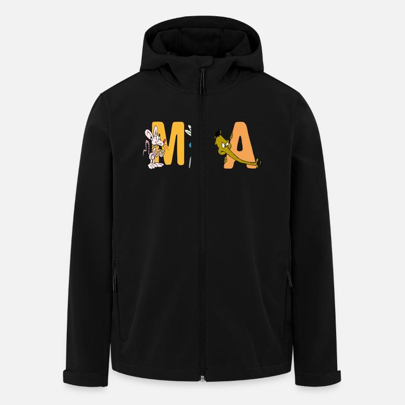 Mia - Recycelte Männer Softshell-Jacke von Stanley/Stella - Schwarz
