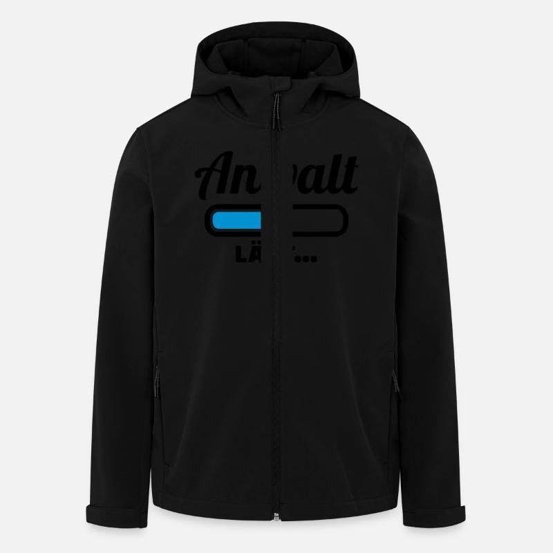 Anwalt - Recycelte Männer Softshell-Jacke von Stanley/Stella - Schwarz