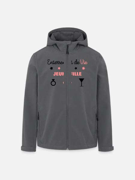 Junggesellenabschied / Junggesellen-Party / - Recycelte Männer Softshell-Jacke von Stanley/Stella - Schwarz