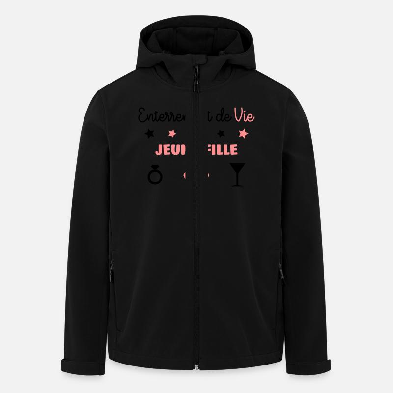 Junggesellenabschied / Junggesellen-Party / - Recycelte Männer Softshell-Jacke von Stanley/Stella - Schwarz
