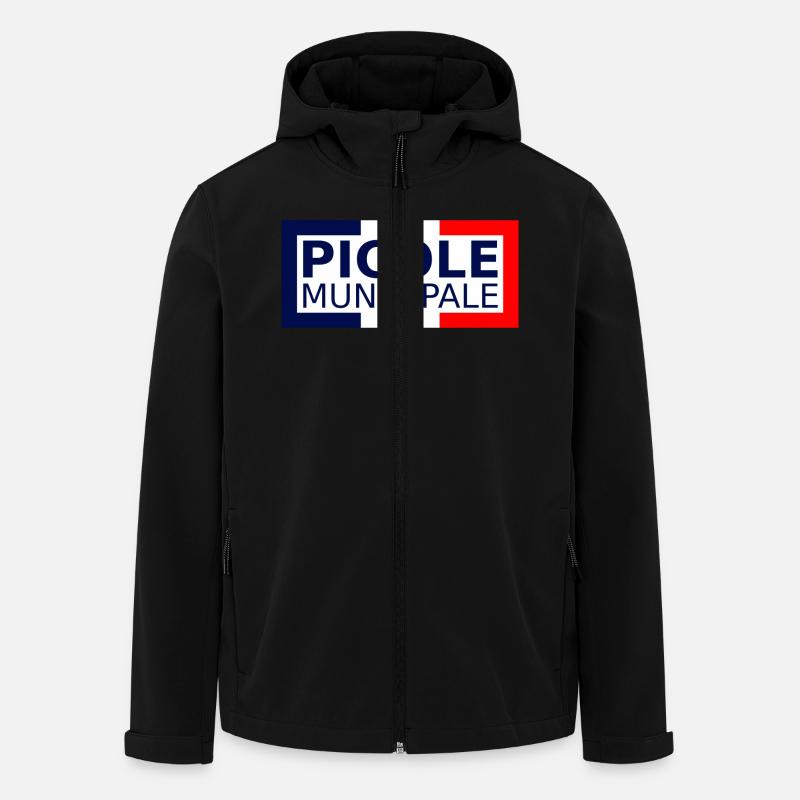 picole municipale - Recycelte Männer Softshell-Jacke von Stanley/Stella - Schwarz