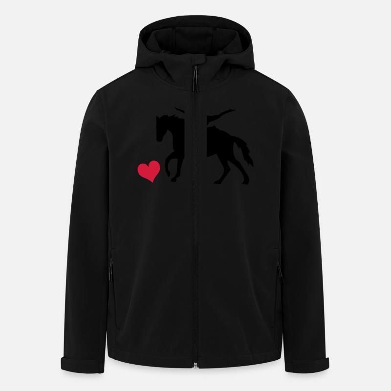 Voltigieren - Recycelte Männer Softshell-Jacke von Stanley/Stella - Schwarz