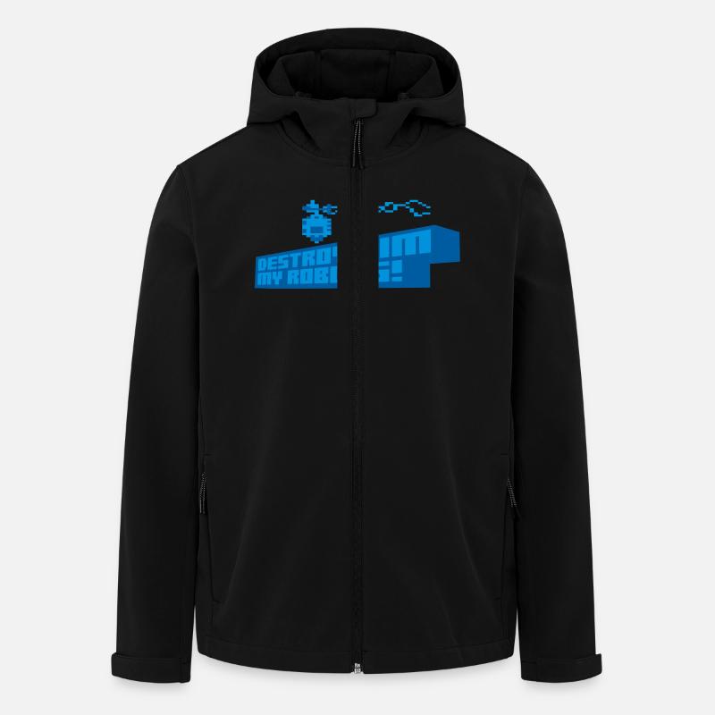 Destroy him my robots! - Men’s Recycled Softshell Jacket by Stanley/Stella - black