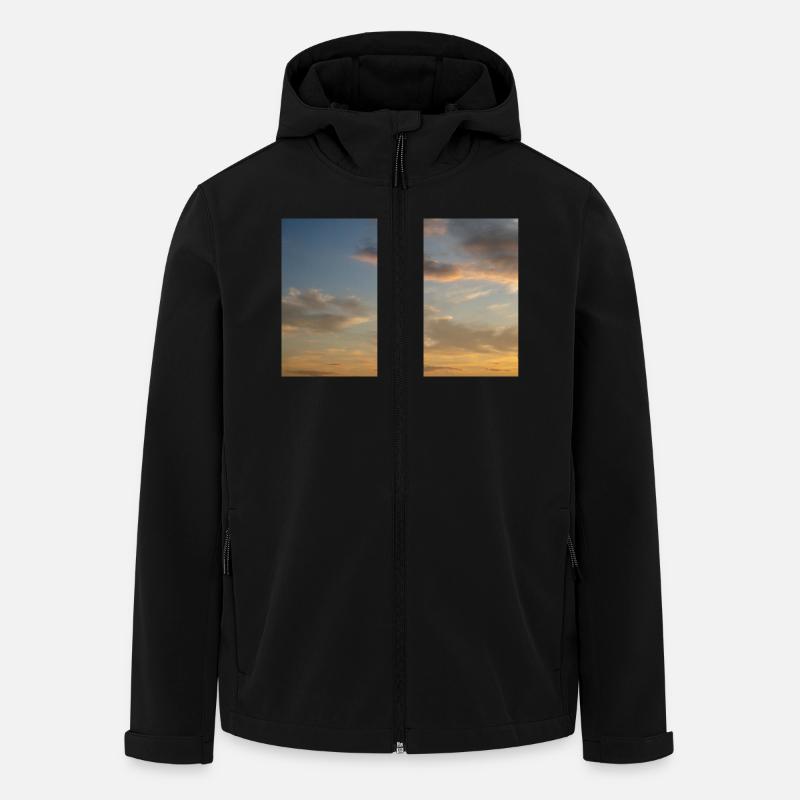 Unter dem Morgenhimmel - Recycelte Männer Softshell-Jacke von Stanley/Stella - Schwarz