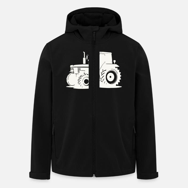 Tractor - Men’s Recycled Softshell Jacket by Stanley/Stella - black