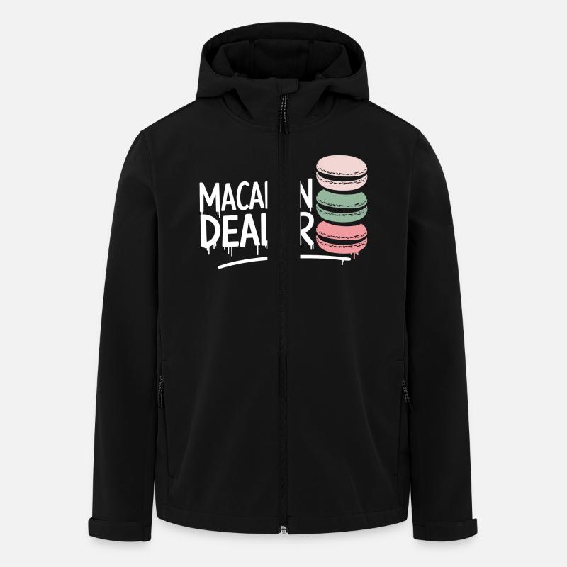 L’humour pour les gourmets - Veste softshell homme en polyester recyclé Stanley/Stella - noir