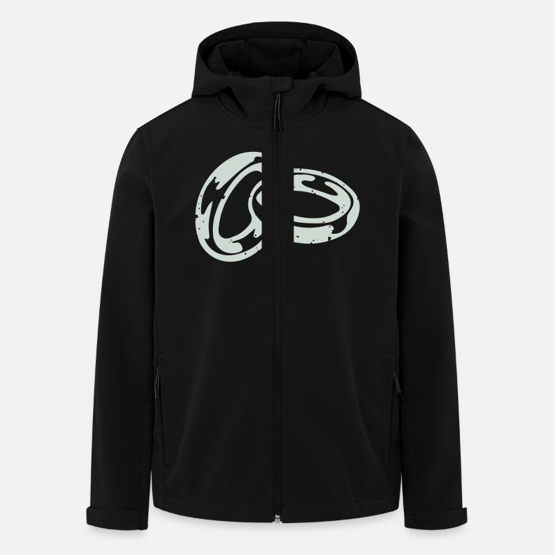 eheringe - Recycelte Männer Softshell-Jacke von Stanley/Stella - Schwarz