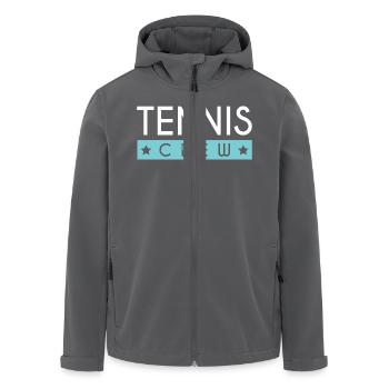 Équipe de tennis - Veste softshell homme en polyester recyclé Stanley/Stella - noir - Devant - AI Model Male 185 light (185cm)