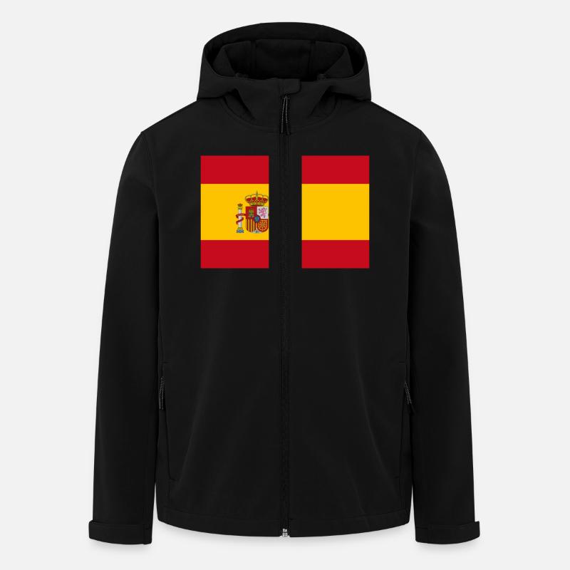 Spain - Men’s Recycled Softshell Jacket by Stanley/Stella - black