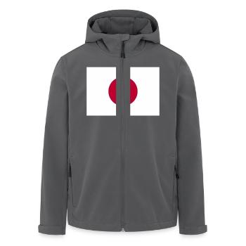 Japon - Veste softshell homme en polyester recyclé Stanley/Stella - noir - Devant - AI Model Male 185 light (185cm)