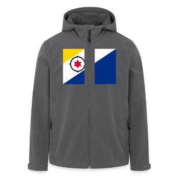 Bonaire - Veste softshell homme en polyester recyclé Stanley/Stella - noir - Devant - AI Model Male 185 light (185cm)