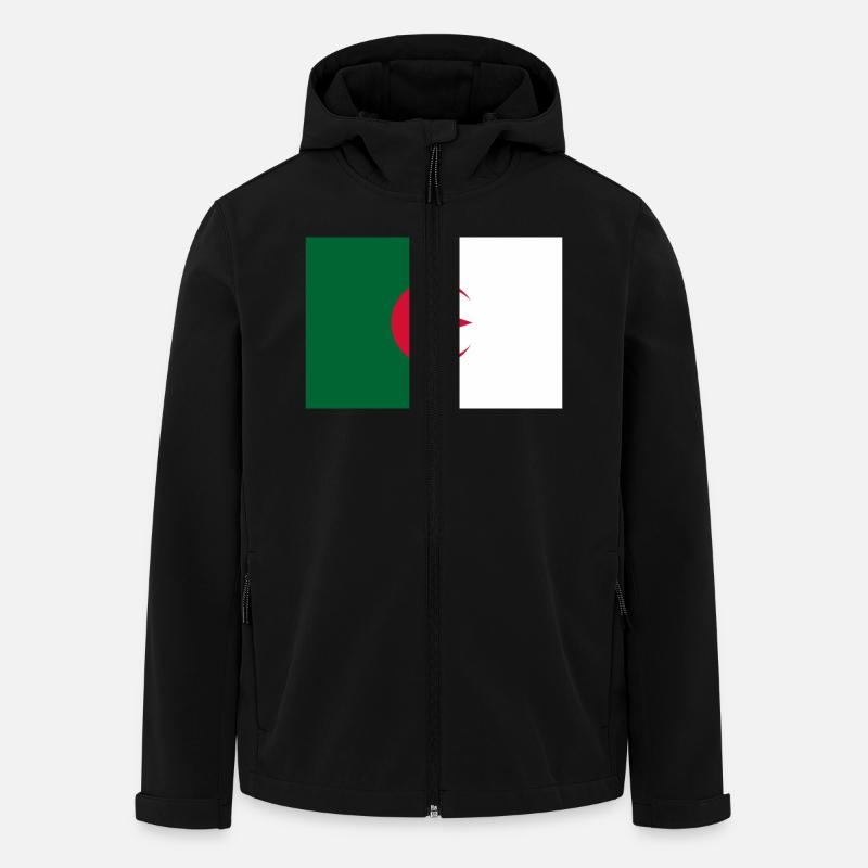 Algeria - Men’s Recycled Softshell Jacket by Stanley/Stella - black