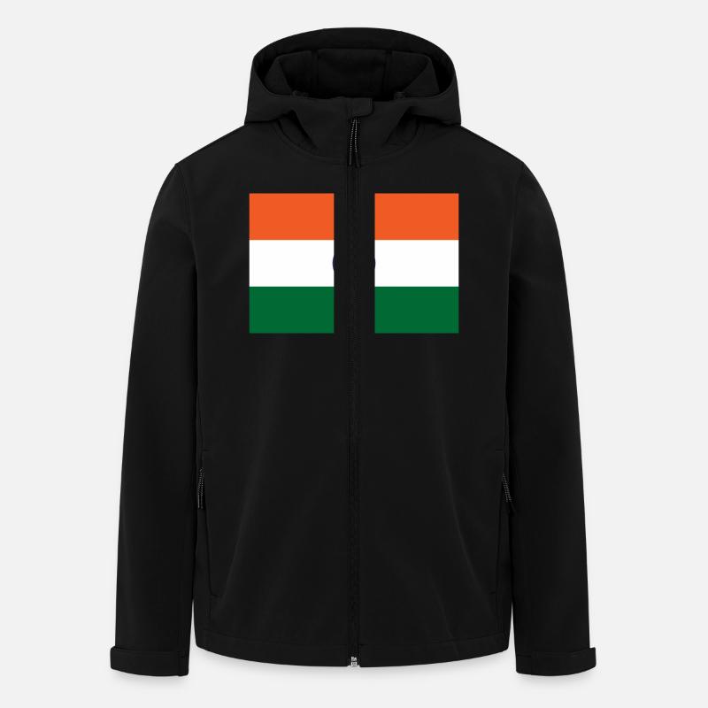 Indien - Recycelte Männer Softshell-Jacke von Stanley/Stella - Schwarz