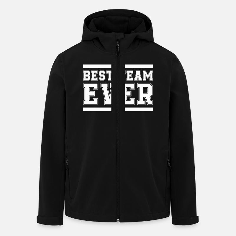 Best Team Ever - Men’s Recycled Softshell Jacket by Stanley/Stella - black