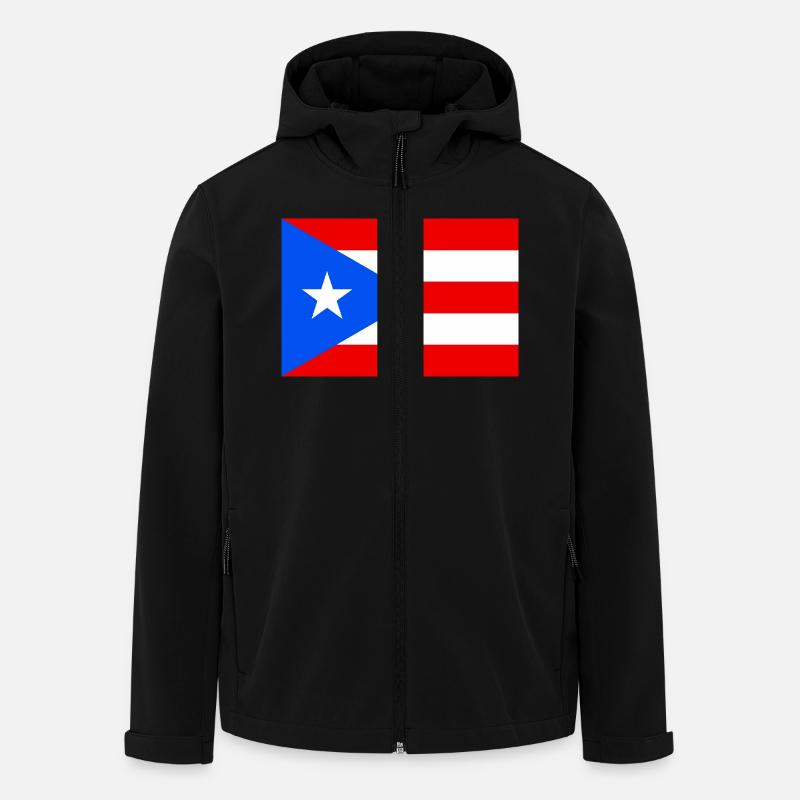 Puerto Rico - Recycelte Männer Softshell-Jacke von Stanley/Stella - Schwarz