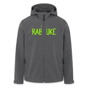 Rabauke - ungehobelter Mensch - ungezogenes Kind - Recycelte Männer Softshell-Jacke von Stanley/Stella - Schwarz - Vorne - AI Model Male 185 light (185cm)