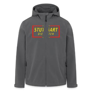 Stuttgart : Die Roten - Veste softshell homme en polyester recyclé Stanley/Stella - noir - Devant - AI Model Male 185 light (185cm)