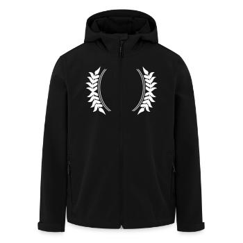 nummer 1 - Recycelte Männer Softshell-Jacke von Stanley/Stella - Schwarz - Vorne - AI Model Male 185 light (185cm)