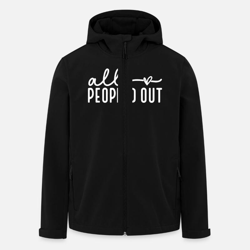 Ambiance introvertie - Veste softshell homme en polyester recyclé Stanley/Stella - noir