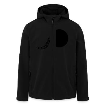 Boulet - Veste softshell homme en polyester recyclé Stanley/Stella - noir - Devant - AI Model Male 185 light (185cm)