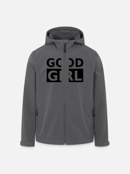 Good Girl, Good Girl - Men’s Recycled Softshell Jacket by Stanley/Stella - black