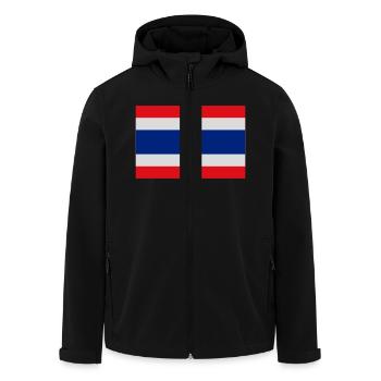 Thaïlande - Veste softshell homme en polyester recyclé Stanley/Stella - noir - Devant - AI Model Male 185 light (185cm)