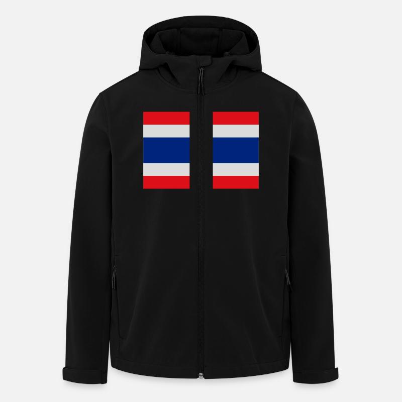 Thaïlande - Veste softshell homme en polyester recyclé Stanley/Stella - noir