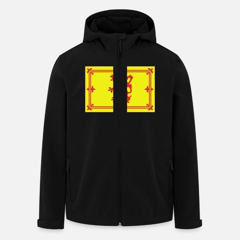 Écosse - drapeau - Veste softshell homme en polyester recyclé Stanley/Stella - noir