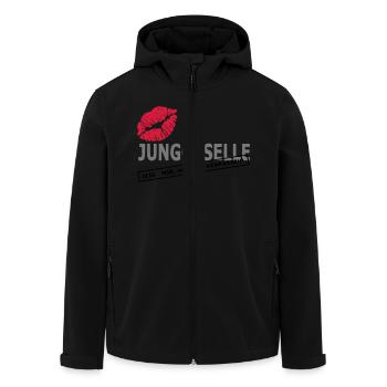 Junggesellenabschied - Zeig mir was ich verpasse - Recycelte Männer Softshell-Jacke von Stanley/Stella - Schwarz - Vorne - AI Model Male 185 light (185cm)