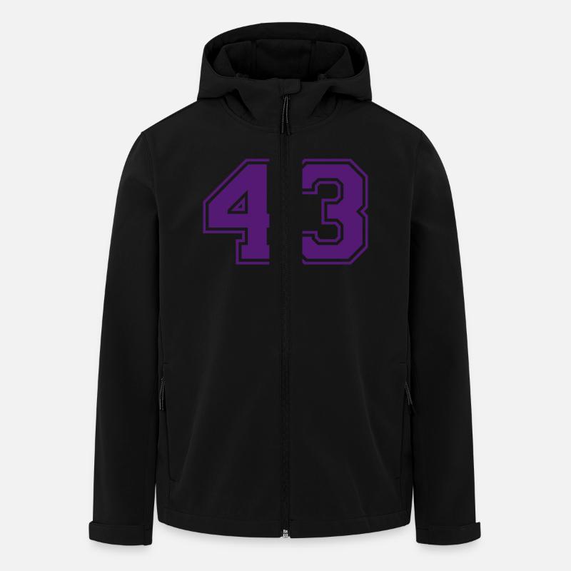 43 - Men’s Recycled Softshell Jacket by Stanley/Stella - black