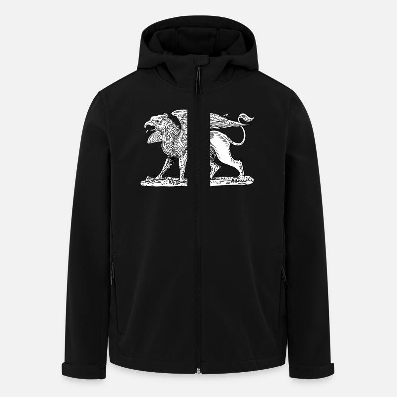 Fabelwesen - Recycelte Männer Softshell-Jacke von Stanley/Stella - Schwarz